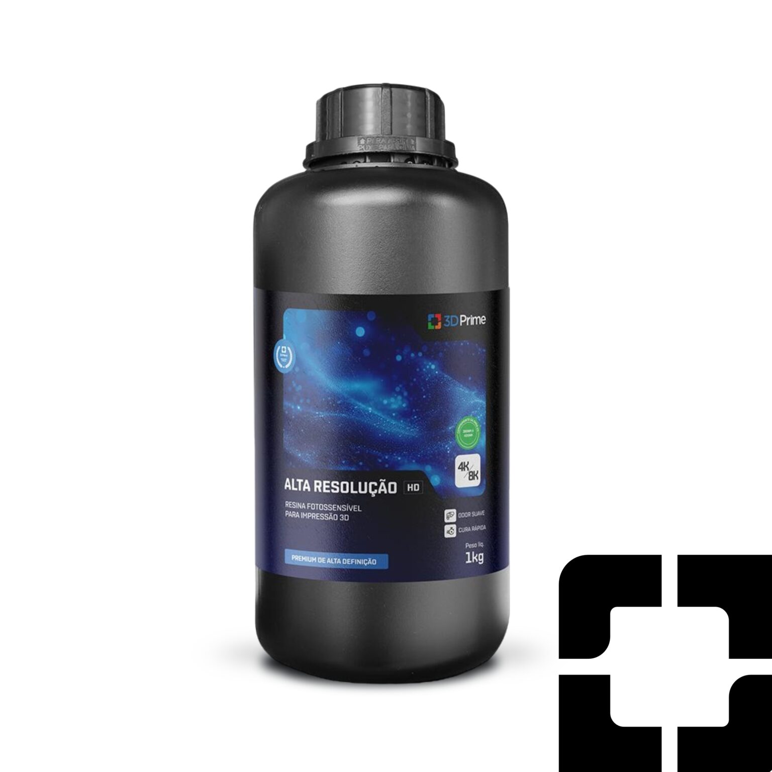 Resina Premium Alta Resolução 8K Preto - Imagem 1